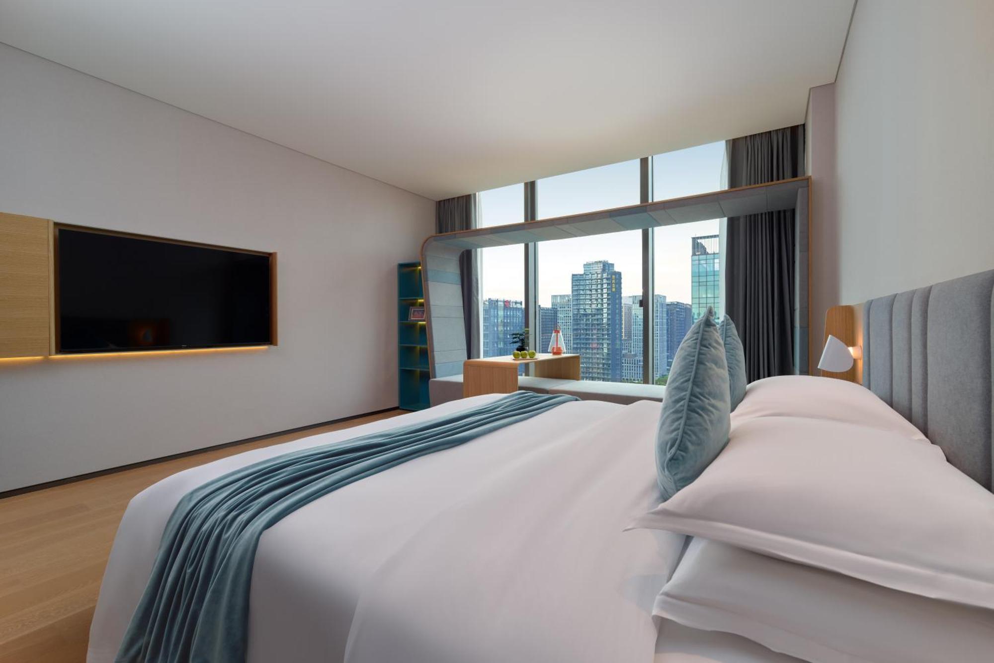 Pagoda Hotel Hangzhou Binjiang Extérieur photo