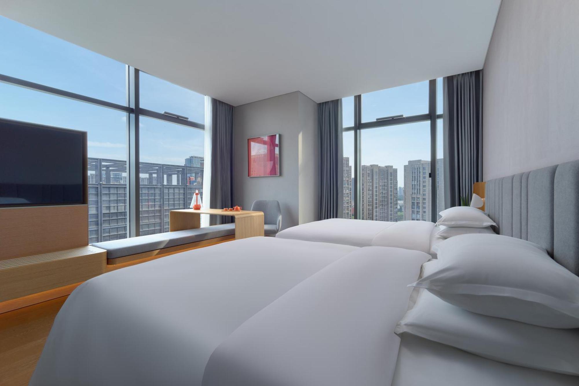 Pagoda Hotel Hangzhou Binjiang Extérieur photo